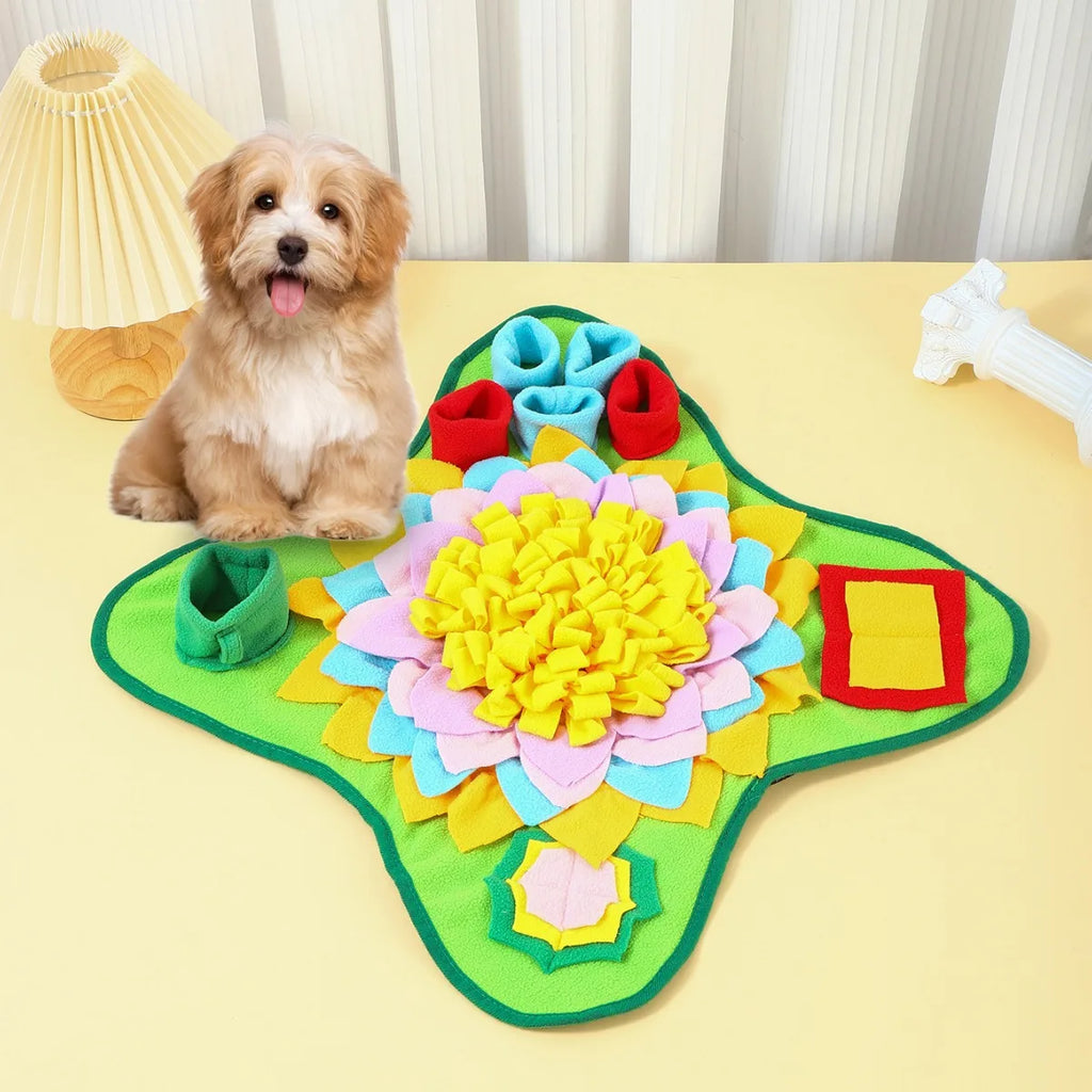 The Snuffle Star — Interactive Foraging Mat for Dogs