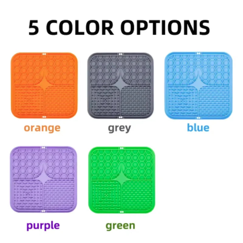 The Lick Mat — Silicone Slow Feeder & Anxiety Relief Mat for Dogs
