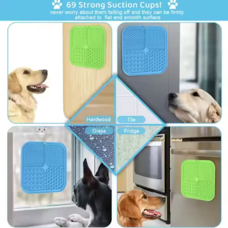 The Lick Mat — Silicone Slow Feeder & Anxiety Relief Mat for Dogs
