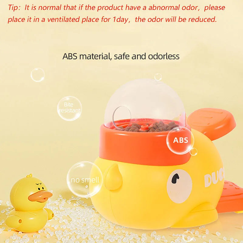 The Duck Feeder- interactive puzzle dog feeding machine