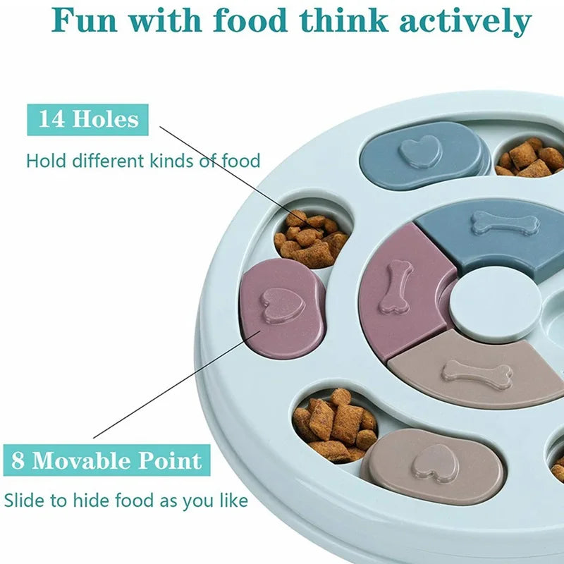 The Spin & Find — Slide Puzzle Feeder