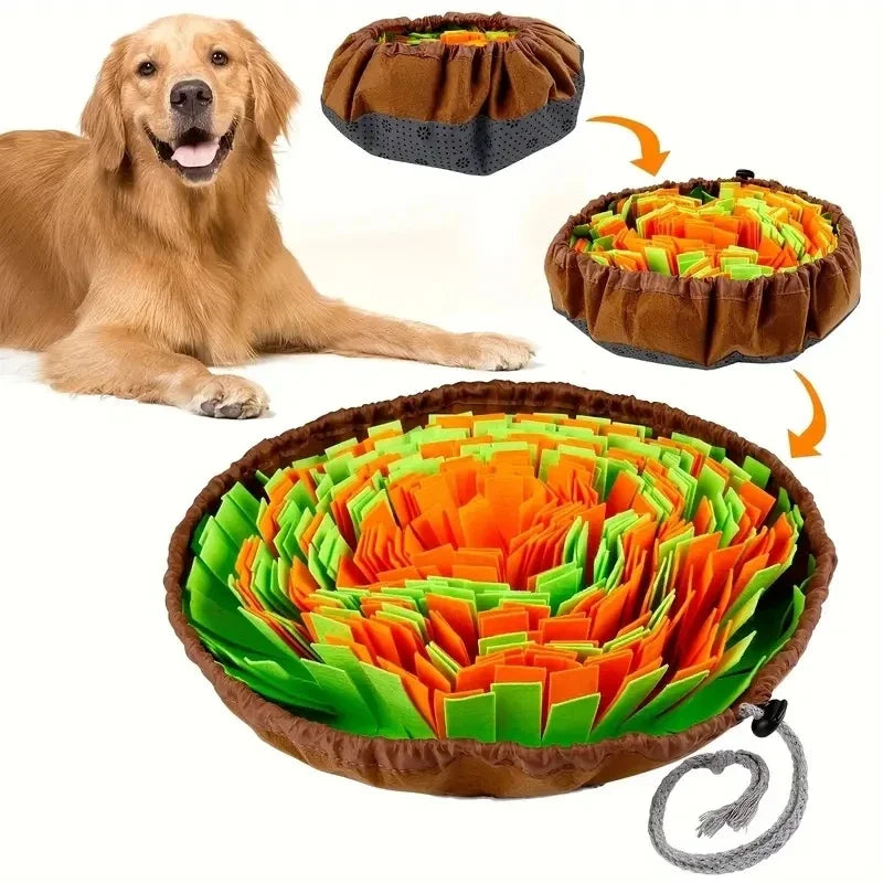 The Snuffle Bowl — Foldable Slow Feeding Mat for Dogs