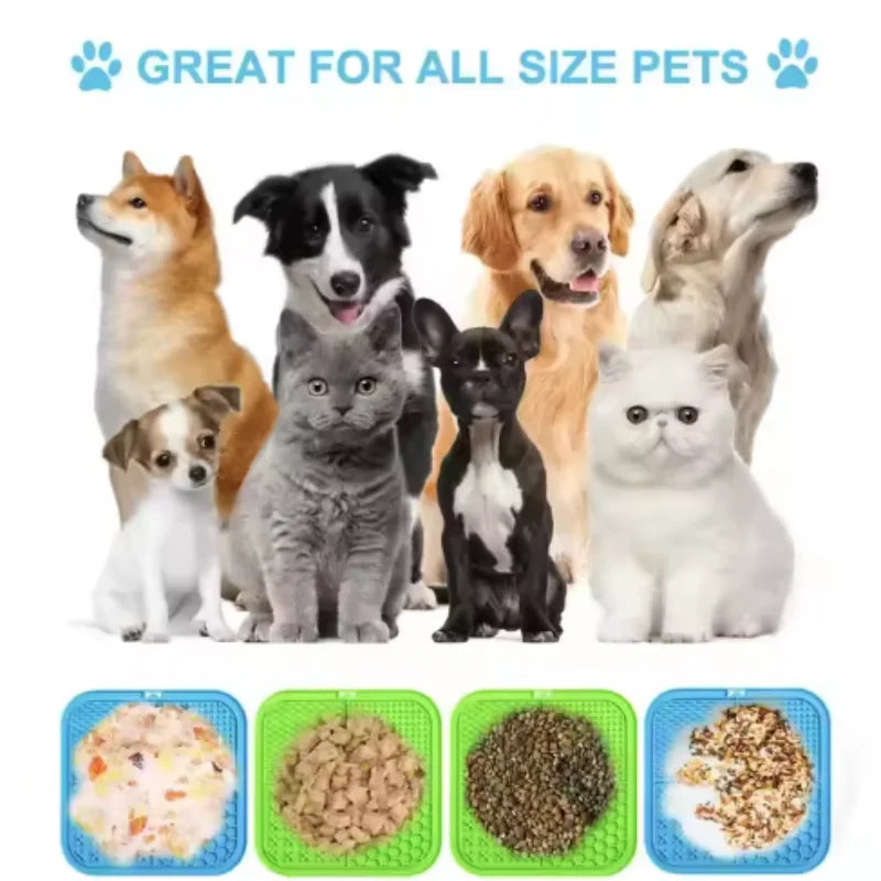 The Lick Mat — Silicone Slow Feeder & Anxiety Relief Mat for Dogs