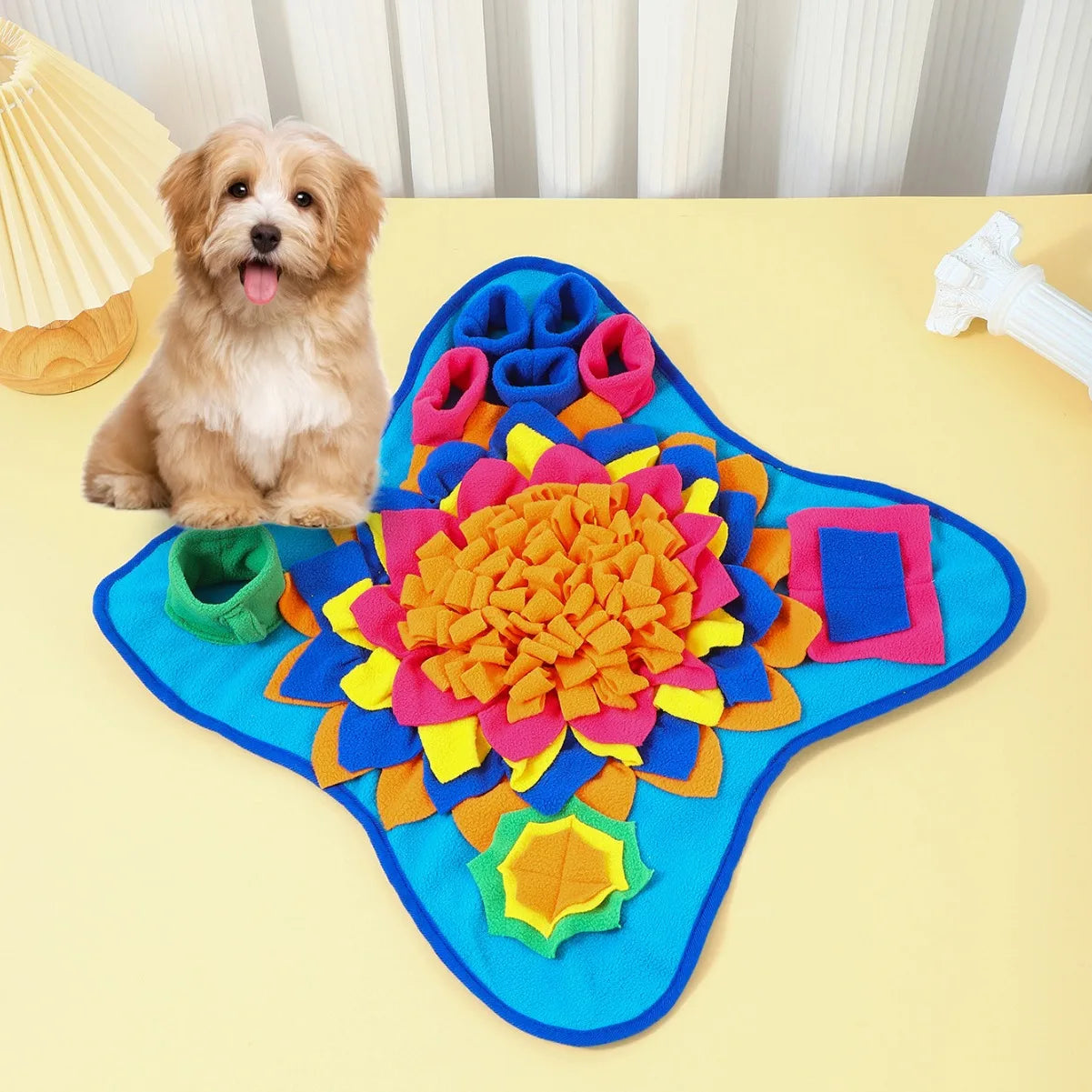 The Snuffle Star — Interactive Foraging Mat for Dogs