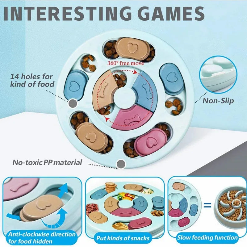 The Spin & Find — Slide Puzzle Feeder