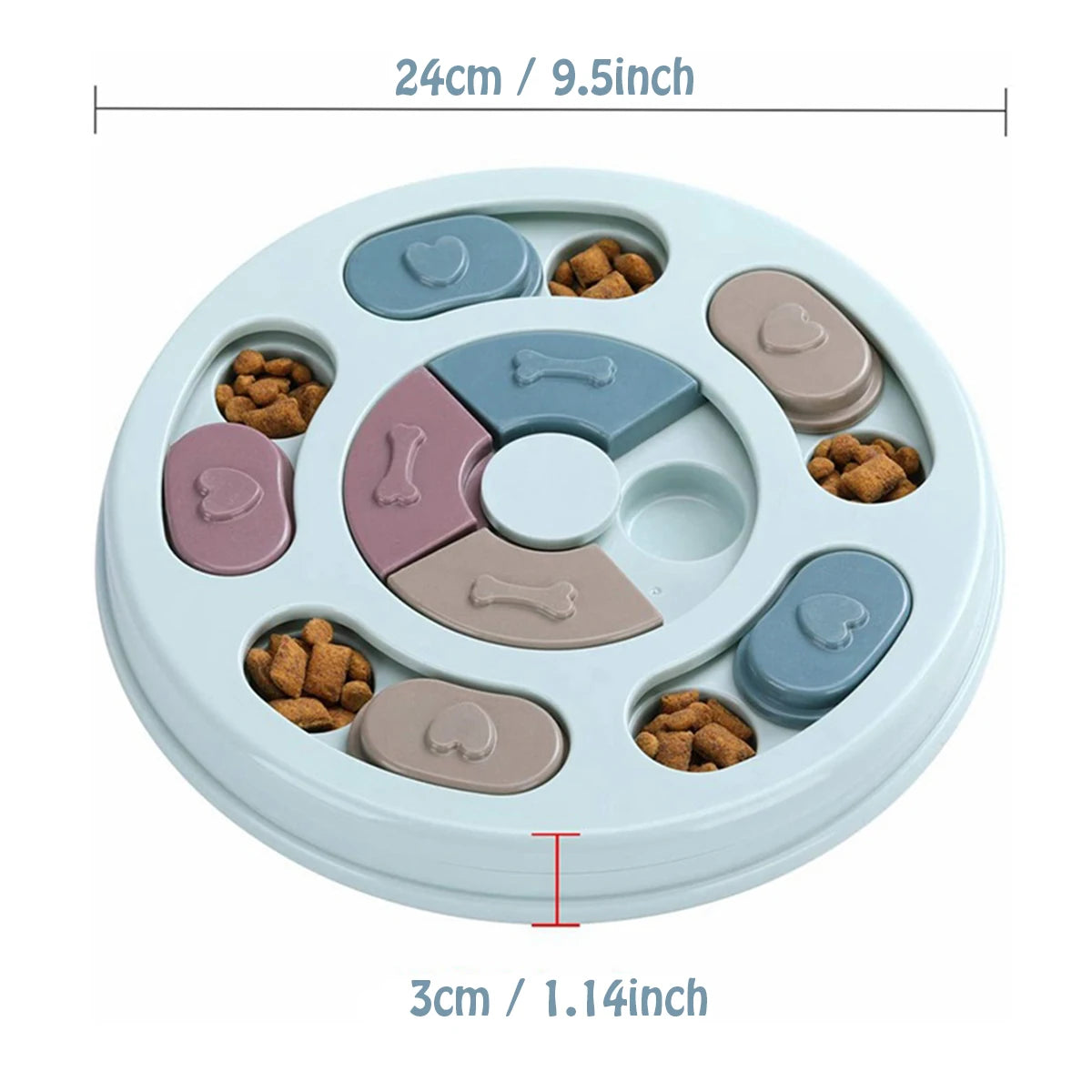The Spin & Find — Slide Puzzle Feeder