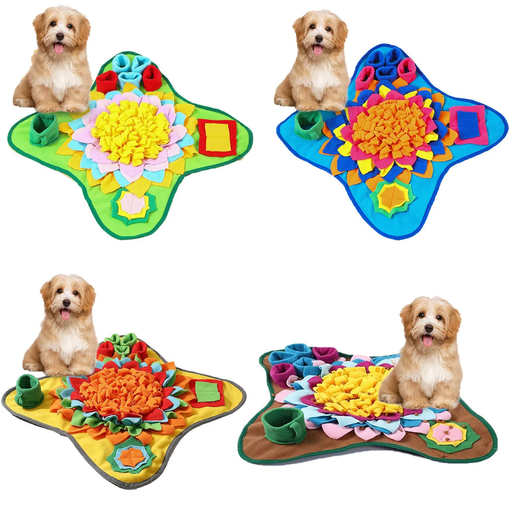 The Snuffle Star — Interactive Foraging Mat for Dogs
