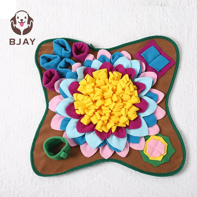 The Snuffle Star — Interactive Foraging Mat for Dogs