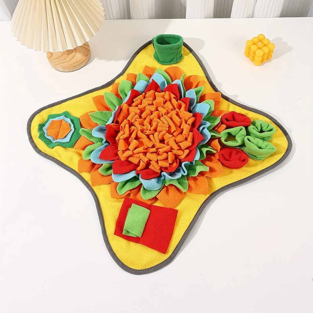 The Snuffle Star — Interactive Foraging Mat for Dogs